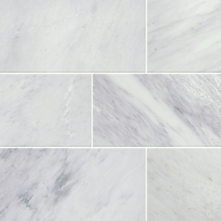 MARBLE - 12X24 WINTER FROST, WINTER FROST, HONED